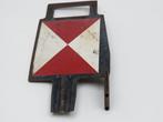 DB Zugschluss Schild (e 1:1, Spoorwegen 1:1), Verzamelen, Spoorwegen en Tramwegen, Ophalen of Verzenden, Gebruikt, Overige typen