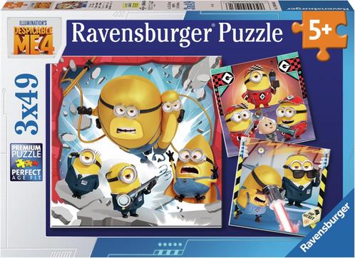 Despicable Me 4 Puzzel (3x49 stukjes) | Ravensburger -, Kinderen en Baby's, Speelgoed | Kinderpuzzels, Nieuw, Verzenden