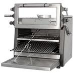 Houtskooloven-BBQ | RVS | Met Hefdeur | 60kg/u | GN 1/1 |, Verzenden, Nieuw in verpakking