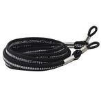 Fako Bijoux - Brillenkoord - Elastisch - 70cm - Zwart/Zilver, Sieraden, Tassen en Uiterlijk, Zonnebrillen en Brillen | Dames, Verzenden