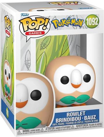 Funko Pop! - Pokemon - Rowlet #1092 | Funko - Hobby beschikbaar voor biedingen