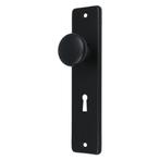 Ami kortschild met vaste knop SL56 aluminium zwart, Doe-het-zelf en Verbouw, Verzenden, Nieuw