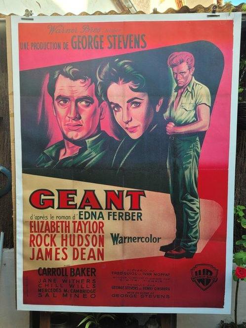 Jean Mascii - GEANT  JEAMS DEAN - ELIZABETH TAYLOR - ROCK, Verzamelen, Film en Tv