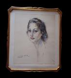 Pál Fried (1893–1976) - Ritratto femminile, Antiek en Kunst, Kunst | Schilderijen | Klassiek