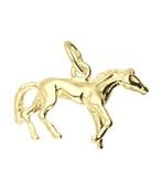 Gouden Paard prairie ketting hanger, Verzenden, Nieuw