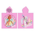 Barbie & Unicorn Handdoek Poncho Katoen, 50x115cm, Kinderen en Baby's, Nieuw, Ophalen of Verzenden, Barbie