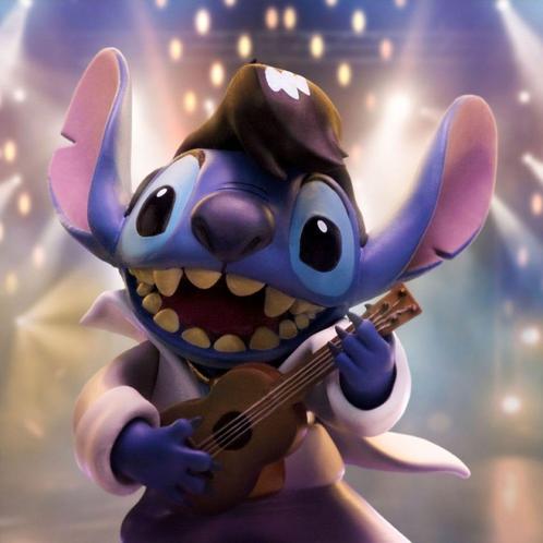 Lilo & Stitch Art Scale Statue 1/10 Stitch King of Rock 17 c, Verzamelen, Disney, Nieuw, Ophalen of Verzenden