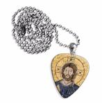 Jezus Christus plectrum ketting, sleutelhanger of oorbellen, Ophalen of Verzenden, Nieuw