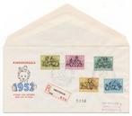 Nederland 1952/1954 - 5 Keurig geadresseerde Nederlandse, Postzegels en Munten, Postzegels | Nederland, Gestempeld