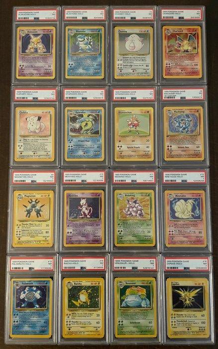 Pokémon - 16 Graded card - Alakazam, Blastoise, Chansey,, Hobby en Vrije tijd, Verzamelkaartspellen | Pokémon