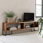 *WOONWINKEL* DTP Home Flare Tv-meubel Suar Hout 200 Cm, Nieuw, Verzenden