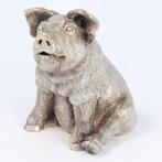 Alessandro Magrino - Varken - Miniatuur figuur - .925 zilver, Antiek en Kunst, Antiek | Goud en Zilver