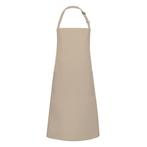 GGM Gastro | KARLOWSKY | Schort met zak Basic - Zand |, Verzenden, Nieuw, Overige kleuren, Schort