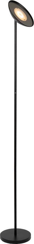 Lucide ZENITH - Vloerlamp - LED Dimb. - 1x20W 3000K - Zwart, Verzenden, Nieuw