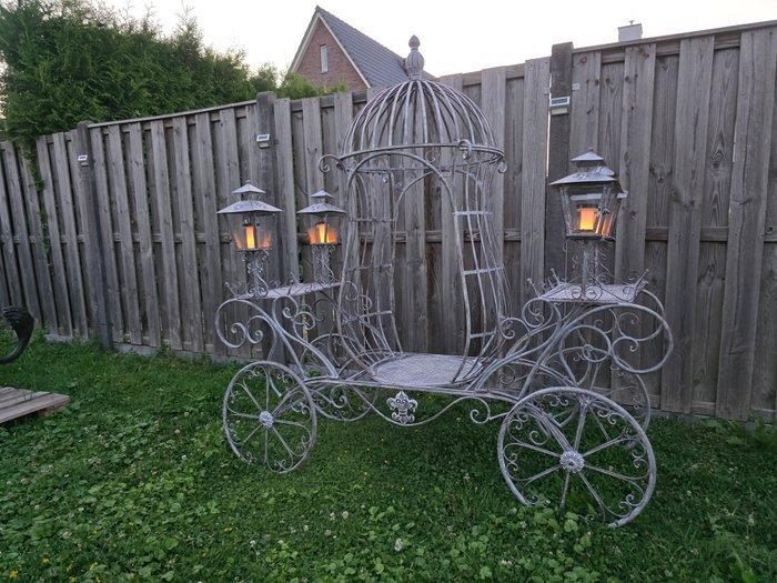 Koets - Metaal - XXL - Bloemmanden, Antiek en Kunst, Curiosa en Brocante