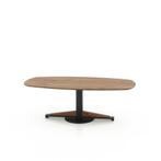 Model Nuver exclusieve noten Deens ovale tafel | Webwinkel, 100 tot 150 cm, Nieuw, 200 cm of meer, Deens ovale noten design tafels uit eigen meubelfabriek