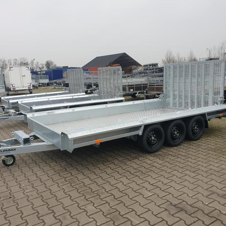 Nieuwe Vlemmix machinetransporter, Auto diversen, Aanhangers en Bagagewagens, Nieuw, Ophalen