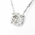 Zonder Minimumprijs - Hanger - 14 karaat Witgoud - 0.92ct.
