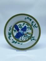 Hermès - Limoges - Bord - Toucans - Beenderporselein, Antiek en Kunst