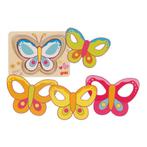 Nieuw Goki Houten Lagenpuzzel Vlinder, 5st., Ophalen of Verzenden, Nieuw