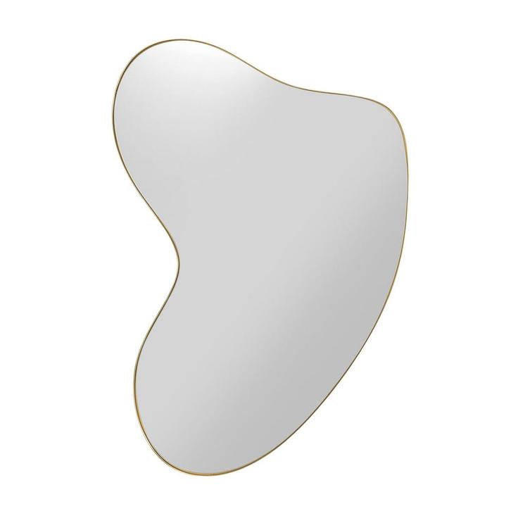 *WOONWINKEL* Kare Design Dali Brass Organische Spiegel Messi, Huis en Inrichting, Woonaccessoires | Spiegels, Nieuw, Verzenden
