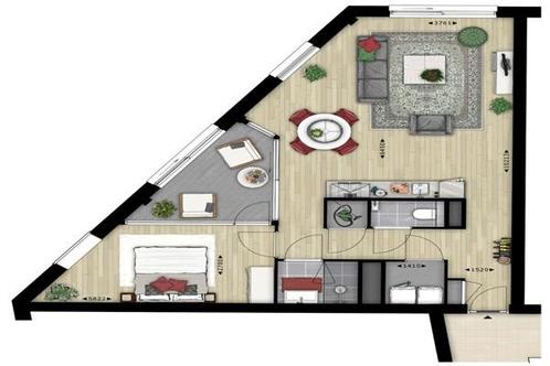 Appartement Kleine Oord in Arnhem, Huizen en Kamers, Huizen te huur, Via bemiddelaar, Gelderland, Appartement