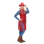 Rood cowboy kleding vestje voor dames - Cowboy kleding, Ophalen of Verzenden, Nieuw
