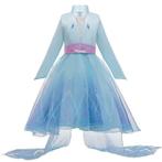 Prinsessenjurk - Elsa jurk - Lange mouw, Nieuw, Ophalen of Verzenden