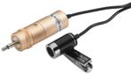 Monacor Dasspeld Microfoon - 3.5mm - 4.00 m - Zwart, Nieuw, Verzenden
