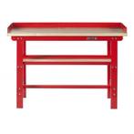 Werkbank 150 cm met hardhouten blad en opzetrand, Doe-het-zelf en Verbouw, Ophalen of Verzenden, Nieuw