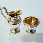 Suiker en roomstel (2) - Verguld, Zilver, Antiek en Kunst