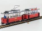 LGB 2036 & 3600 Strassenbahn Triebwagen mit Beiwagen (Tram), Hobby en Vrije tijd, Modeltreinen | Overige schalen, Gebruikt, Overige typen