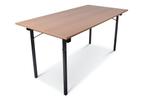 Inklapbare tafel recht | 180x80 | U-frame, Huis en Inrichting, Tafels | Bijzettafels, Ophalen of Verzenden, Nieuw, Kunststof