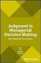 Judgment in Managerial Decision Making, 9781119427384, Boeken, Studieboeken en Cursussen, Verzenden, Zo goed als nieuw, Studieboeken