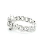 Statement ring - 18 karaat Witgoud - 0.50ct. tw. Diamant, Sieraden, Tassen en Uiterlijk, Antieke sieraden