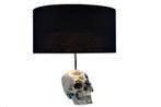 Extravagante tafellamp SKULL 44cm zwarte schedel tafellamp -, Huis en Inrichting, Lampen | Tafellampen, Nieuw, Ophalen of Verzenden