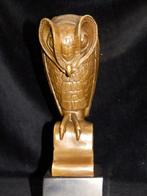 sculptuur, Fraaie bronzen Art Deco UIL - 25 cm - Brons,, Antiek en Kunst