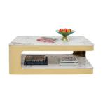 *WOONWINKEL* Kare Design Nube Duo Design Salontafel Goud, Huis en Inrichting, Tafels | Salontafels, Verzenden, Nieuw