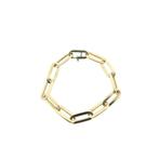 Gouden closed forever armband. (Schakelarmband), Sieraden, Tassen en Uiterlijk, Armbanden, Ophalen of Verzenden, Gebruikt, Overige kleuren