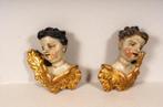 Beeld, Putti (2) - Hout - 18e eeuw