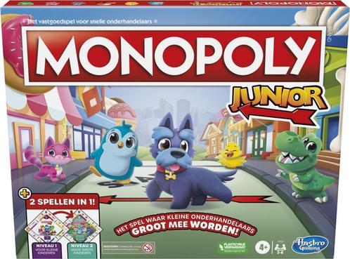 Monopoly Junior | Hasbro - Gezelschapsspellen, Hobby en Vrije tijd, Gezelschapsspellen | Bordspellen, Nieuw, Verzenden