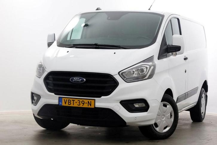 Ford Transit Custom 2.0 TDCI 130pk E6 Automaat L1H1 Trend Ac, Auto's, Bestelauto's, Dealer onderhouden, Lease, Automaat, Wit, Financial lease