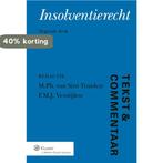 Insolventierecht / Tekst & Commentaar 9789013121094, Boeken, Verzenden, Zo goed als nieuw