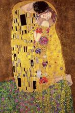 Poster Gustav Klimts the Kiss 61x91,5cm, Verzenden, Nieuw, A1 t/m A3