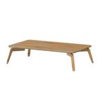 4 Seasons Outdoor Zucca salontafel 120x70xH30 cm teak, Tuin en Terras, Ophalen of Verzenden, Nieuw