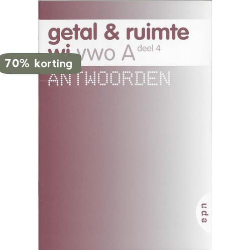 Getal en Ruimte Vwo A deel 4 Antwoorden 9789011098831, Boeken, Schoolboeken, Gelezen, Verzenden