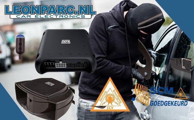 AUTO Alarm klasse 2 3  4 5 incl inbouw certificaat autoalarm, Auto diversen, Anti-diefstal, Nieuw, Ophalen