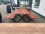 Unieke Handgemaakte Massief Houten Buitentafels op Maat, Ophalen of Verzenden, Nieuw, Hout