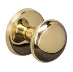 Voordeurknop paddenstoel ø58mm op achterplaat éénzijdige., Doe-het-zelf en Verbouw, Hang- en Sluitwerk, Ophalen of Verzenden, Nieuw