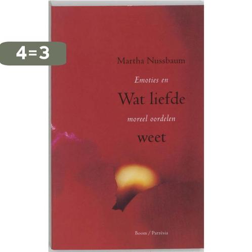 Wat liefde weet 9789053523551 M. Nussbaum, Boeken, Filosofie, Gelezen, Verzenden